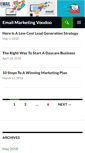 Mobile Screenshot of emailmarketingvoodoo.com