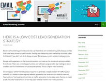 Tablet Screenshot of emailmarketingvoodoo.com